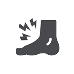 Feet, leg and hip pain